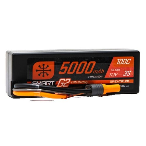 Traxxas 11.1V 5000mah 3S 25C LiPO Battery with ID Plug (2) 2872X