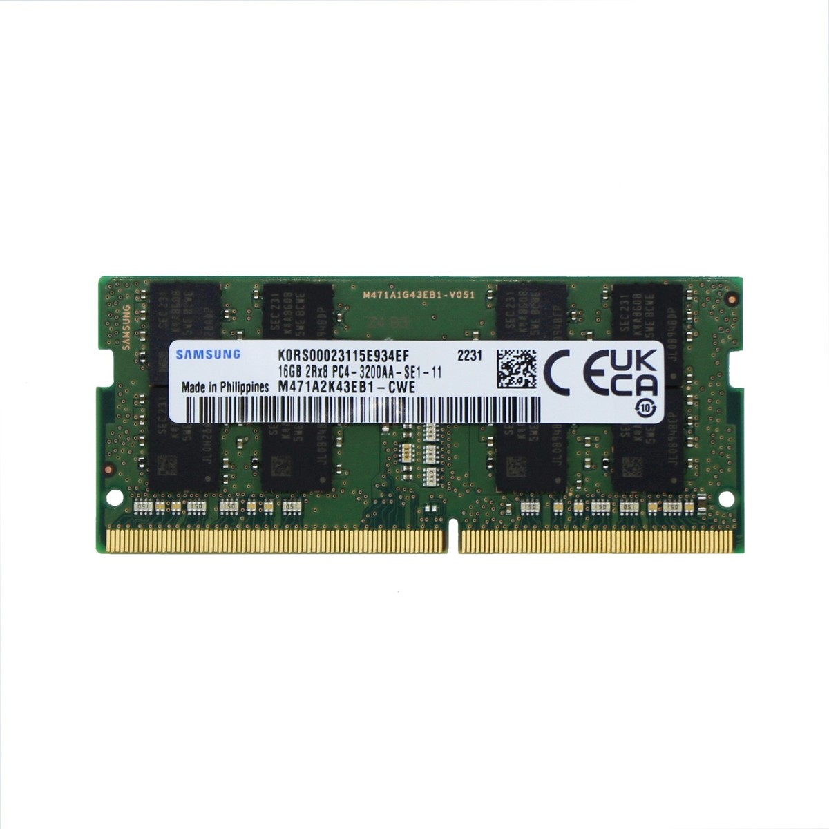 Samsung M471A2K43EB1-CWE 16GB PC4-25600 (DDR4-3200) SO-DIMM Memory