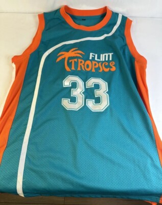 Jackie Moon #33 Semi Pro Costume Basketball Jersey Flint Tropics