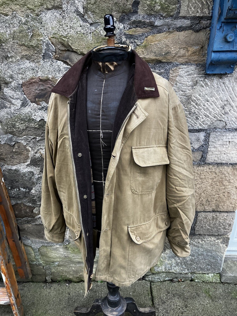 Vintage Barbour Wetherby 100% Cotton Moleskin Country Waterproof