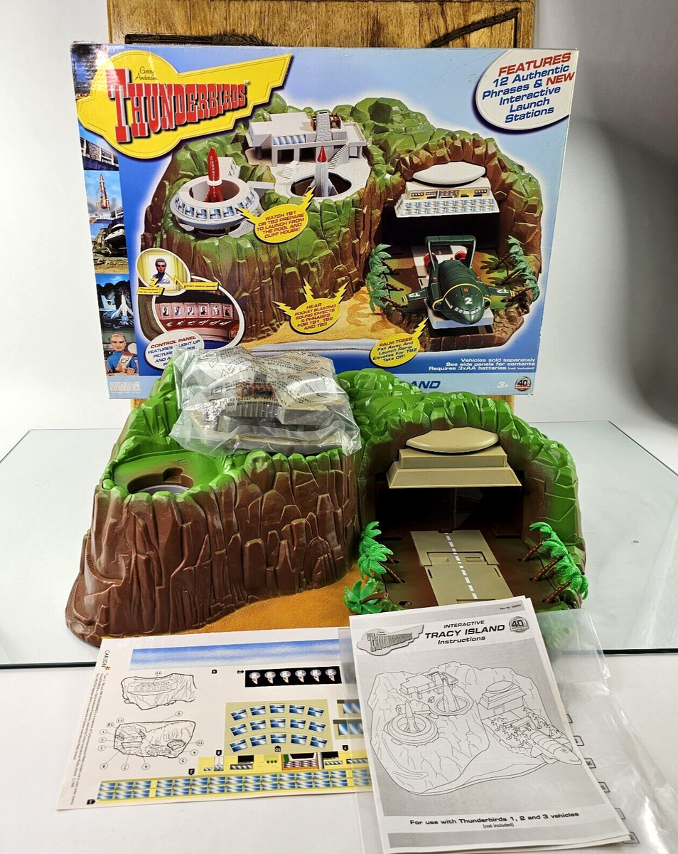 Thunderbirds TRACY ISLAND Interactive Playset 40TH Anniversary