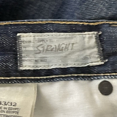 Denim Supply Jeans Mens 33x32 Straight Ralph Lauren Blue Dark Wash