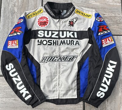 Joe Rocket Suzuki Yoshi Mura Motorcycle Jacket Nylon Zip Out Liner