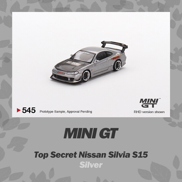 ミニカー Mini gt top secret MINI GT 1:64 Nissan Silvia Top Secret