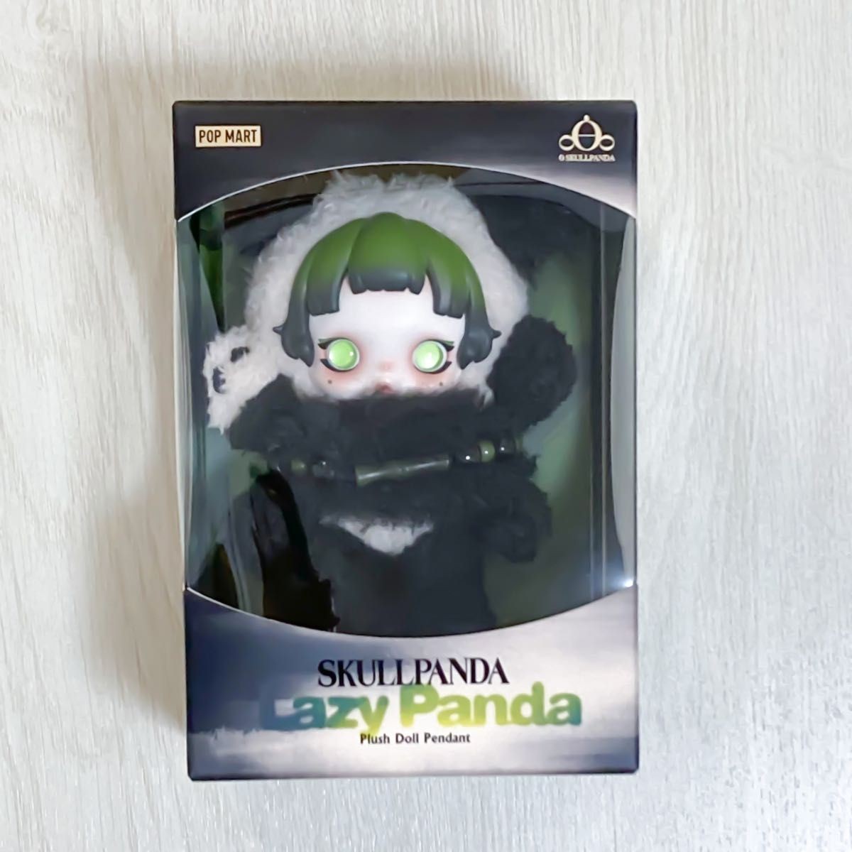 POP MART SKULLPANDA Lazy Panda Plush Pendant Doll Limited 2025 New