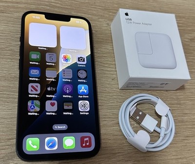 Apple iPhone 13 - 128 GB - Midnight Black - Unlocked - 100