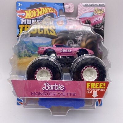s*i様 Hotwheels Barbie Monster 'Vette 桃 s*i様 Hotwheels Barbie