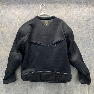 Arlen Ness Jacket Men XXL Black Full Zip Bikewear Pockets Padded