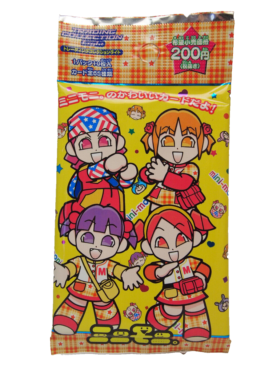 2002 Mini Moni Minimoni J-Pop Group Chibi Anime Trading Card Pack