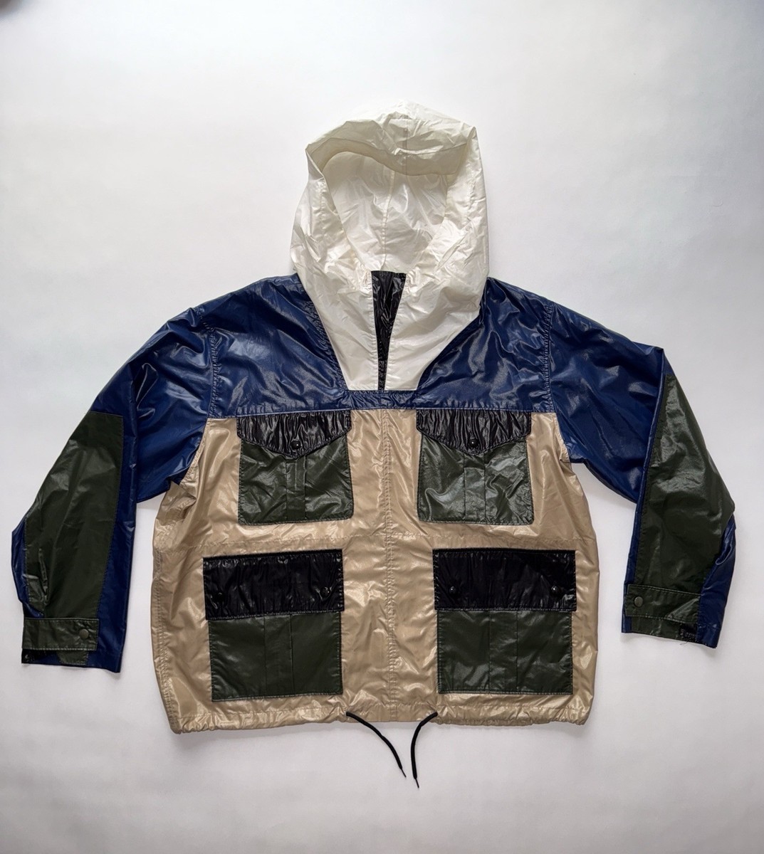 Balenciaga Men Vintage Archive Fall 2004 Parachute Nylon Anorak 48