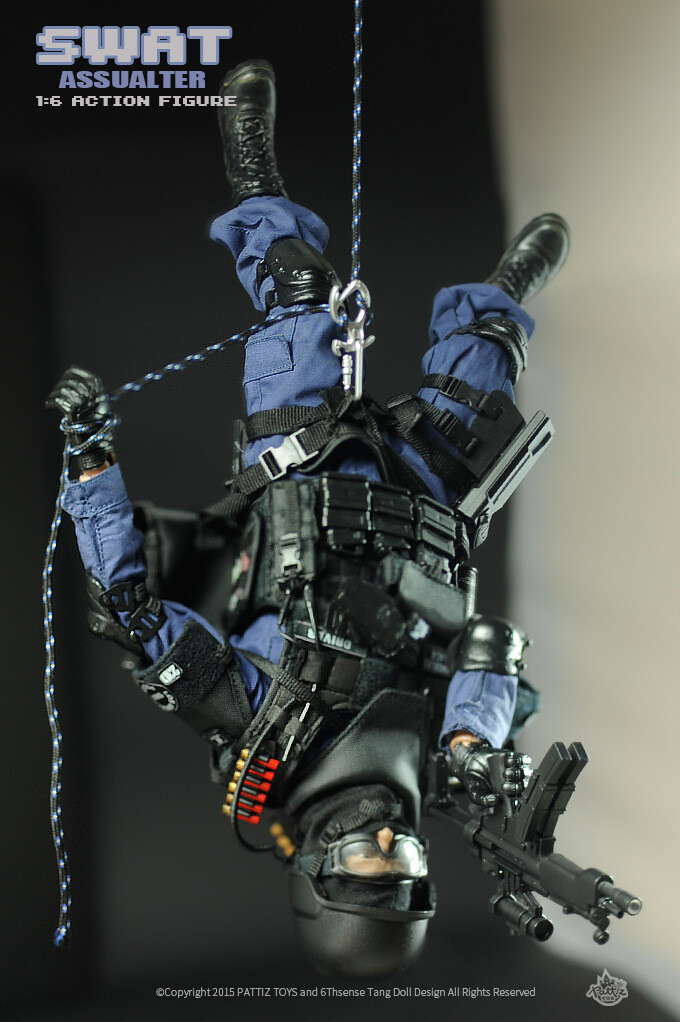 1/6 SWAT Team Assaulter Attacker Action Figure NX01 Collection Box
