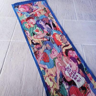 PLEATS PLEASE ISSEY MIYAKE Lamia Ziade Stole Shawl Wrap Used | eBay