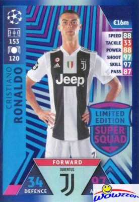 2018/19 Topps Match Attax Champions League RONALDO Limited Edition