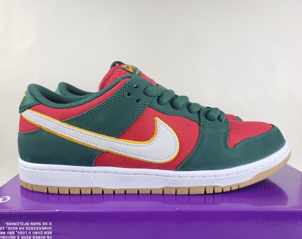 Nike SB Dunk Low Pro Premium Mens Size 10.5 FZ1287-300 Seattle