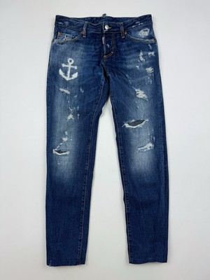 Dsquared2 Anchor Distressed Jeans Made in Italy | eBay
