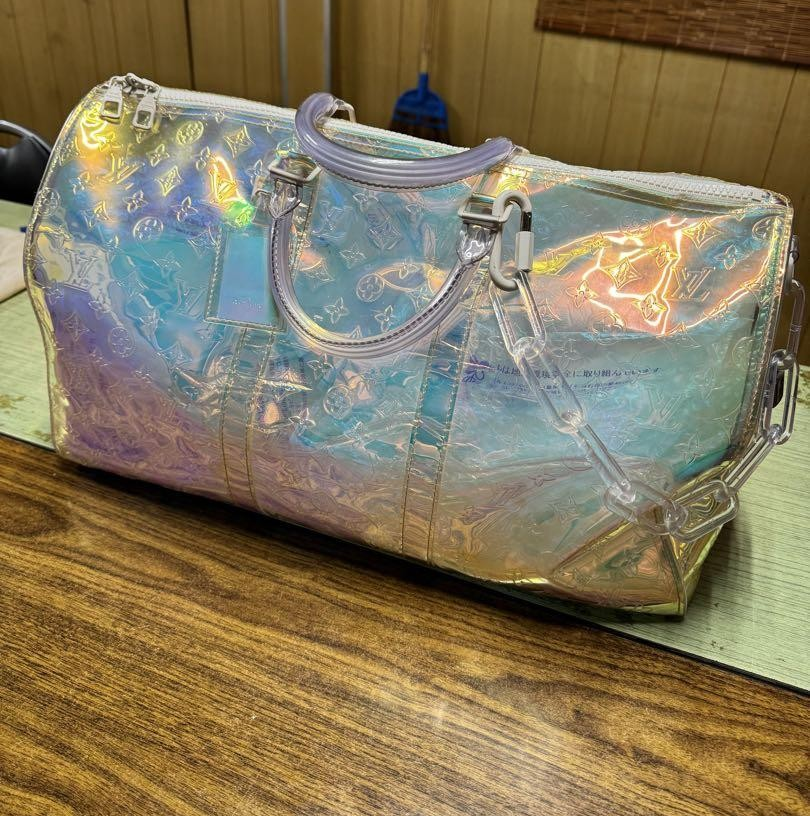 Louis Vuitton Keepall Bandoulière 50 M53271 Monogram Prism with