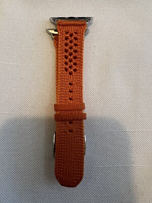 Apple Watch Hermès - 41mm Orange Tricot Single Tour | eBay