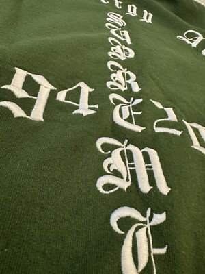 Supreme Peace Hooded Sweatshirt Green Large FW20 RARE HTF | eBay