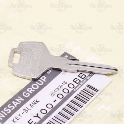 OEM Genuine Nissan 300ZX PATROL SENTRA Blank Metal Uncut Spare Key