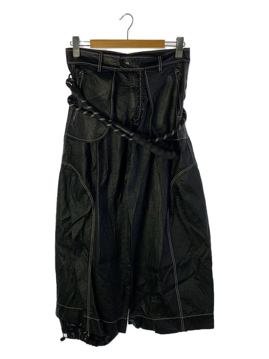 NUTEMPEROR】WIDE PU LEATHER PANTS BLACK