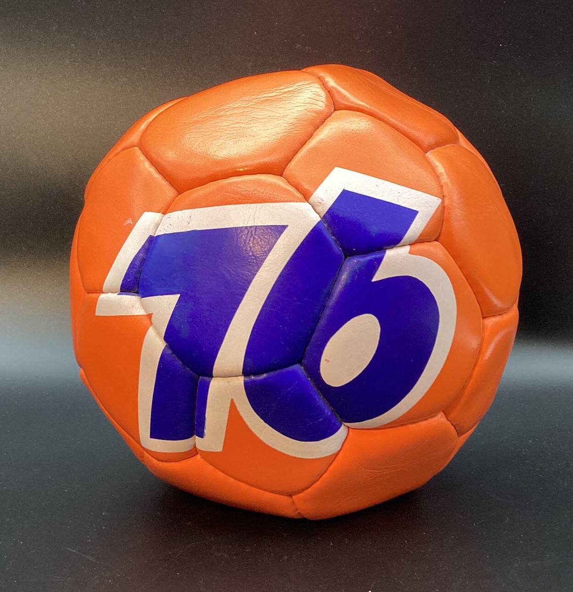 76 Gas Station Logo Soccer Ball - Orange OFFICIAL 5 S5HS-30