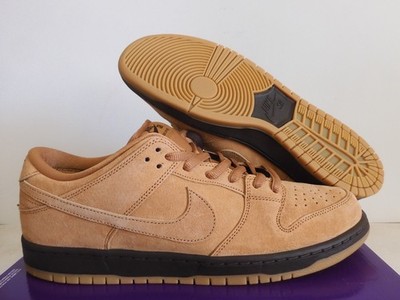 Nike Sb Dunk Low Pro Flax-Baroque Brown Wheat Sz 14 [BQ6817-204