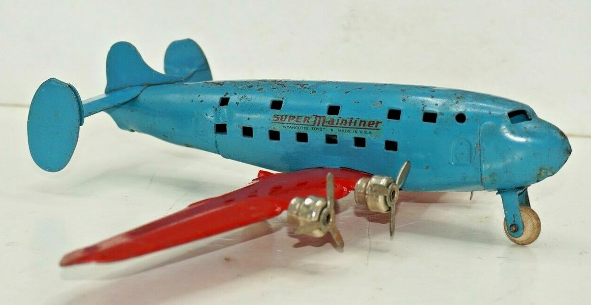 1940'S VINTAGE ORIG. WYANDOTTE TOYS PRESSED STEEL SUPER MAINLINER