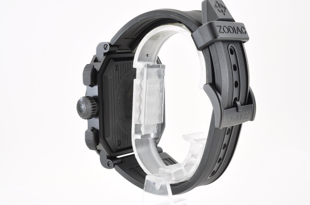 Zodiac ZMX01 ZO8538 Adventure Black [Near MINT] Men's Watch Quartz