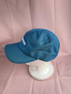 Supreme Honeycomb Ripstop Camp Cap Blue Made With Kevlar | eBay
