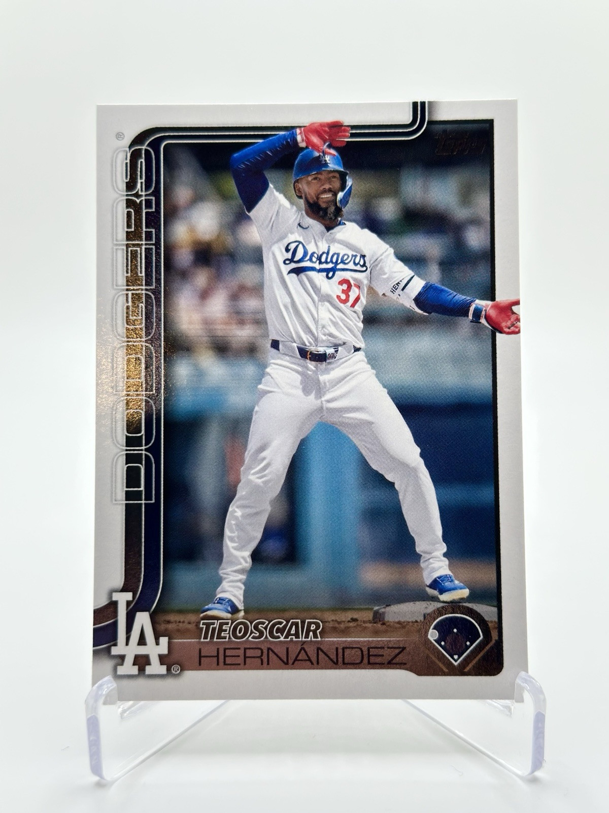Teoscar Hernandez 2025 Topps #176 Dancing Dodgers Variation /(SSP