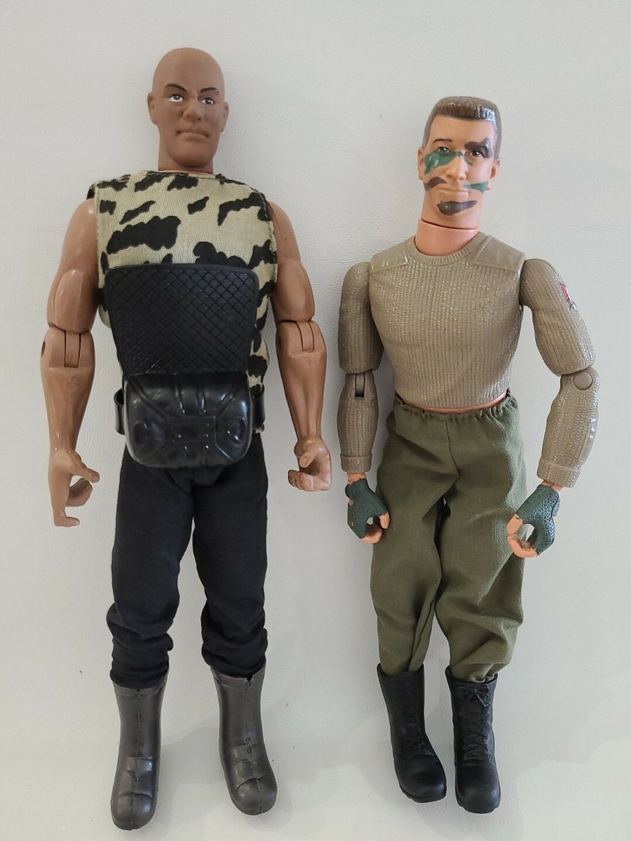 Vintage GI Joe Doll In Time Products Figures Hasbro Army Lot of 2
