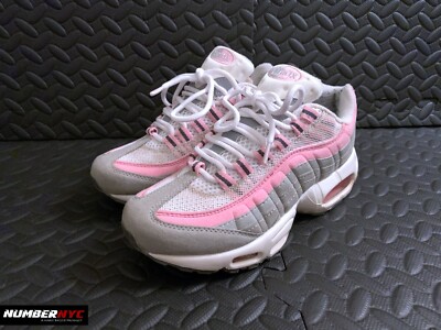NIKE Air Max 95 Pink Rose Light Grey White 2/17/2004 Women Size