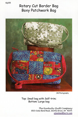 Kentucky Quilt Company KQ105 Rotary Cut Border Bag BOXY PATCHWORK