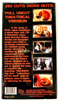 Laboratory of the Devil (VHS) HORROR/GORE - Dead Alive - CULT