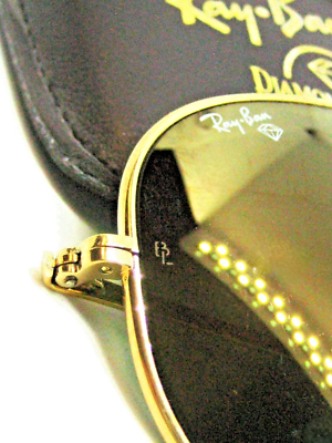 Ray-Ban USA B&L Diamond Hard Aviator Outdoorsman 62mm W1508