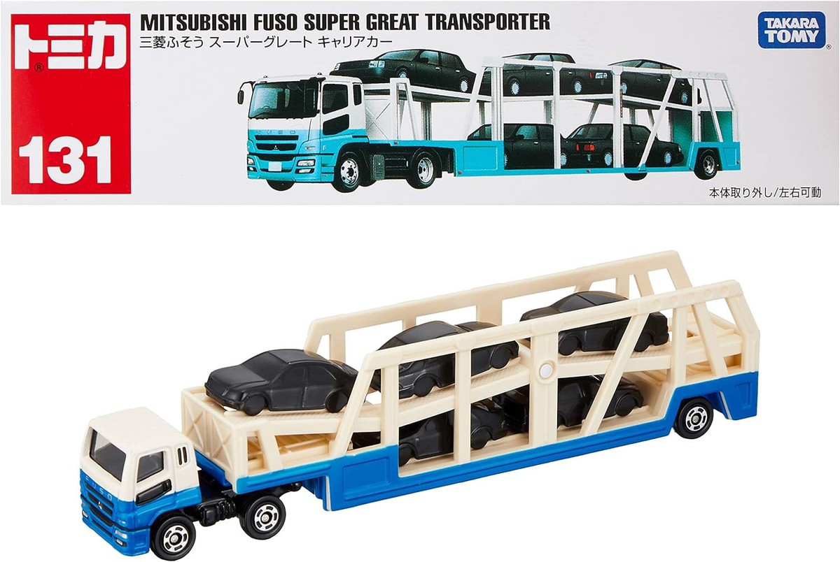 Takara Tomy Long Tomica No.131 Mitsubishi Fuso Car Transporter