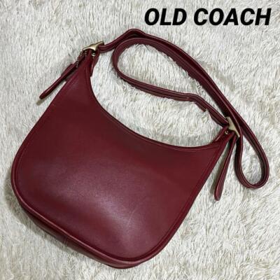 Vintage Coach 9950 Janice Legacy Shoulder Bag Red Leather for