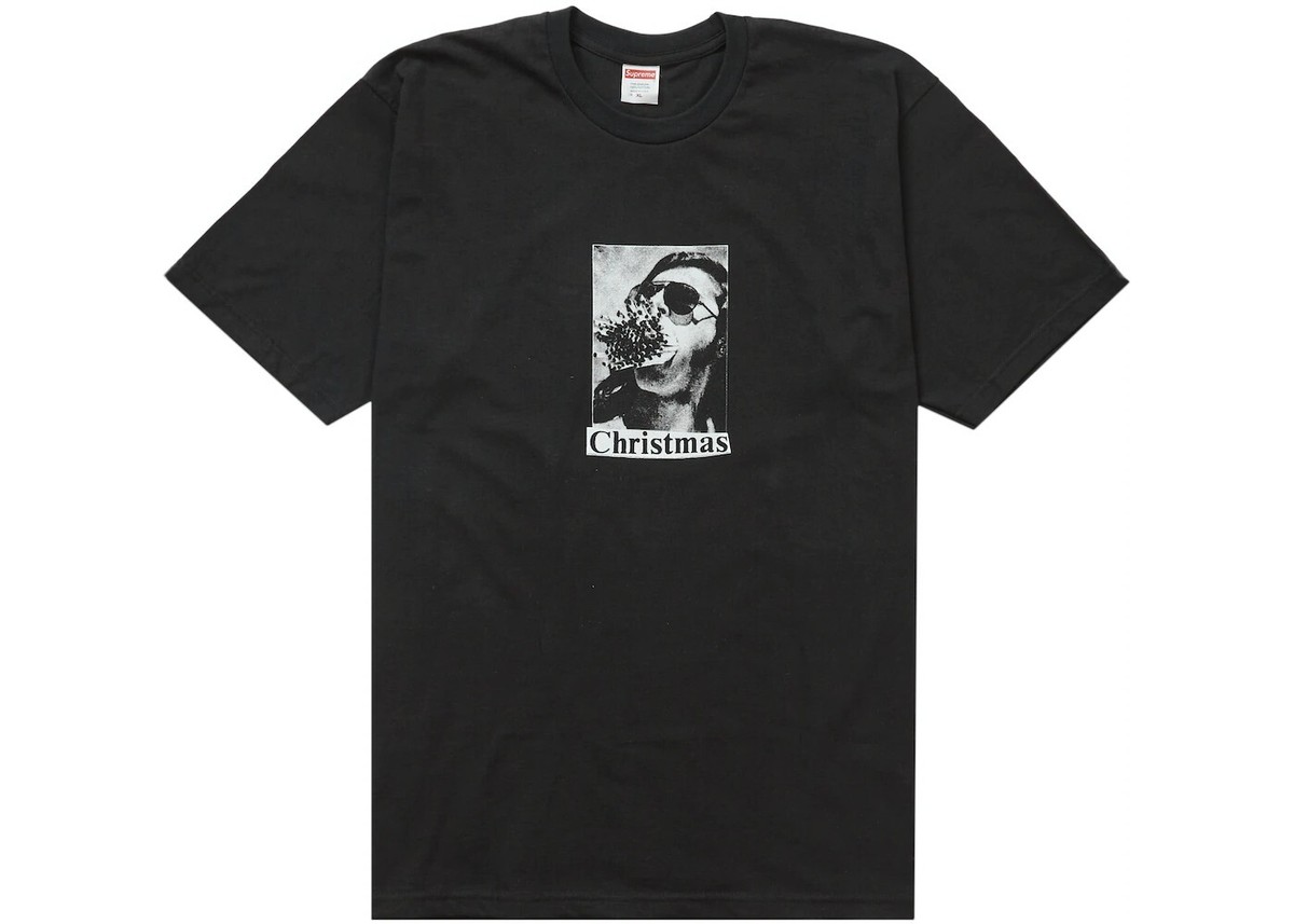 Supreme Cigarette T-Shirt, Black, Size Large (L), FW22 Christmas