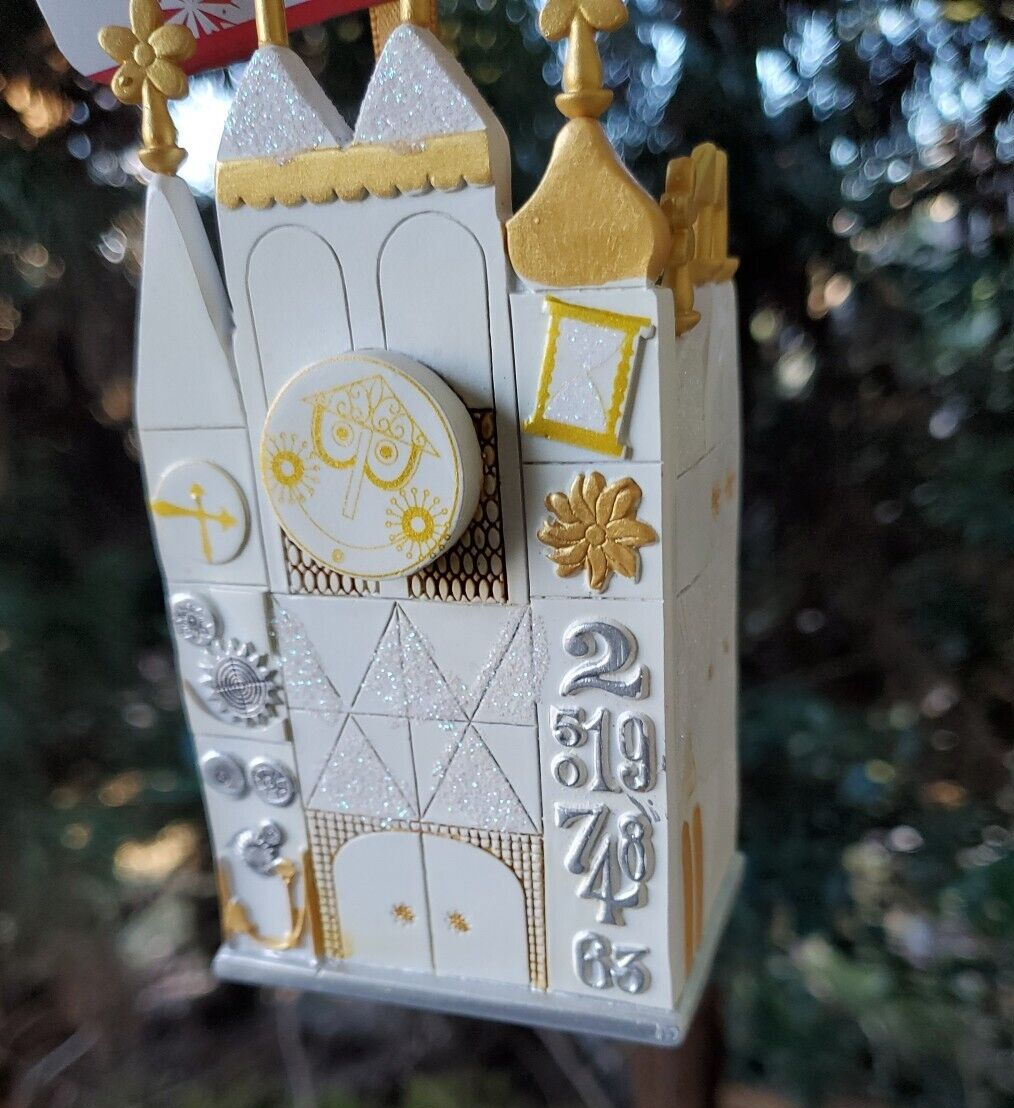 Disney It's A Small World Clock Tower Sketchbook Ornament -Costa