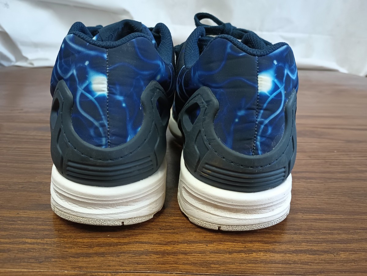 Adidas Originals ZX Flux Torsion Galaxy Print Shoes Blue Men's Sz