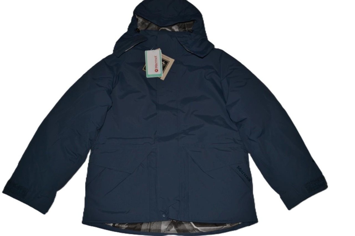 AUTHENTIC MARMOT GORE TEX MEN'S MAMMOTH PARKA Thunderhead Hickory