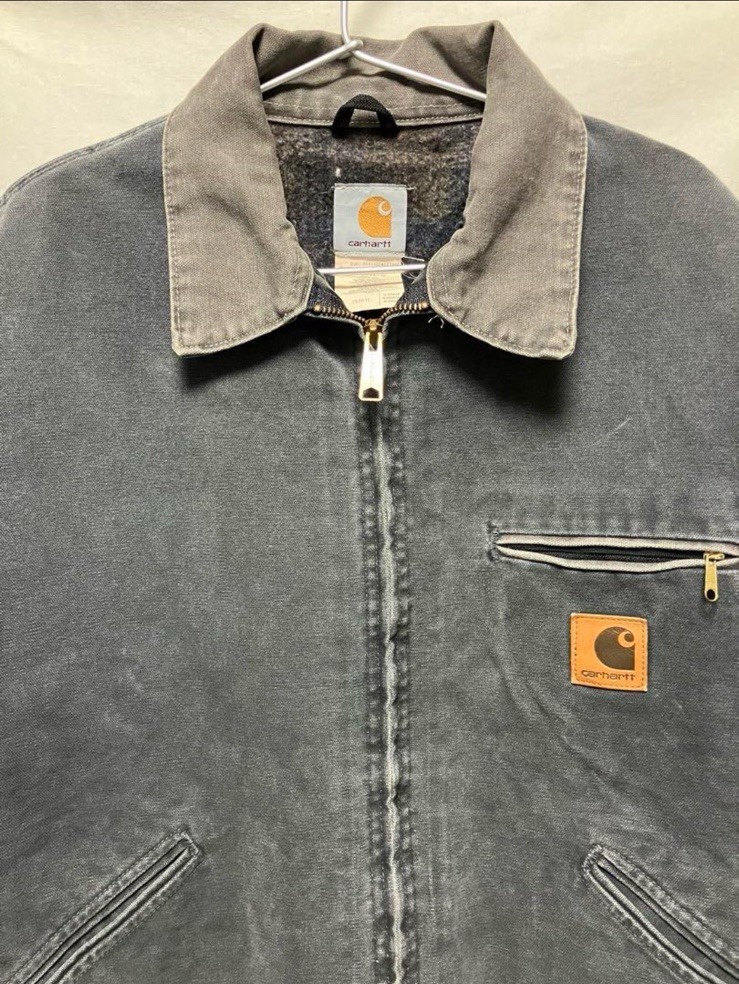 Carhartt Detroit Jacket J97PTL Made in USA Size XL Vintage Japan