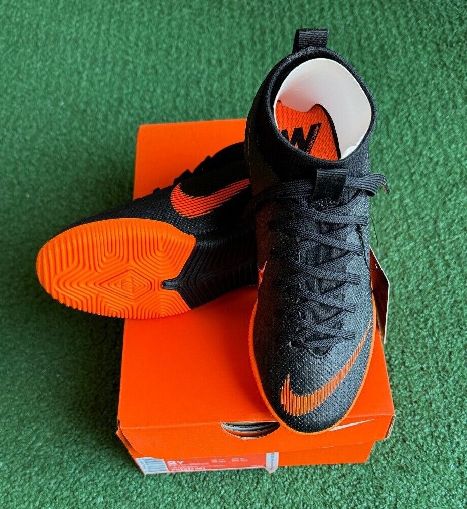 Nike Jr. SuperflyX 6 Academy GS Indoor Kids Soccer Shoes Black