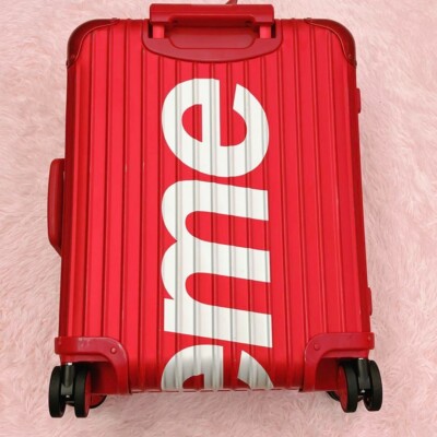 Rimowa x Supreme 45L Red 4-wheels Carry Case Suitcase | eBay