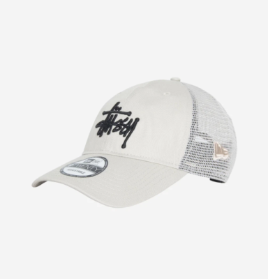 Stussy X New Era 9twenty Basic Trucker Shade, Stone | eBay