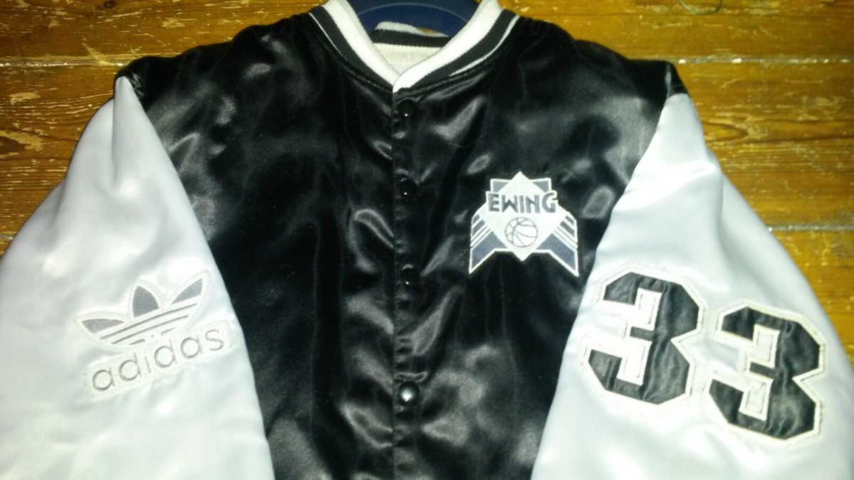 美品 80's adidas NBA EWING リバーシブル スタジャン L