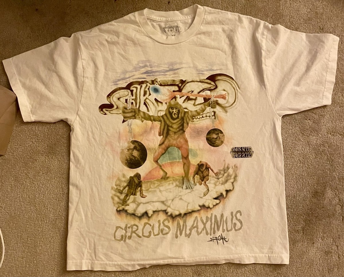 2024 Travis Scott Utopia Circus Maximus Tour New Shirt XL Concert