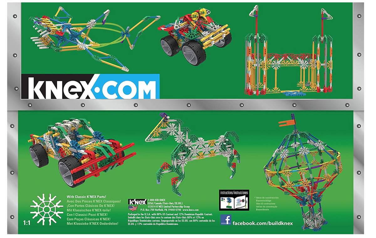 K'NEX 70 Model Building Set - 705 Pieces - Ages 7+ Engineering