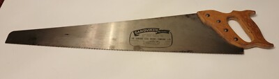 VTG SANDVIK 270 Norseman 26”/650mm Hand Saw w Dragon Handle Made