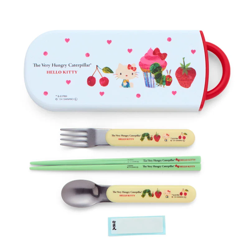 Sanrio Hello Kitty Very Hungry Caterpillar Lunch Trio Set Japan